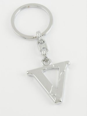 Harfli Metal Anahtarlık-V