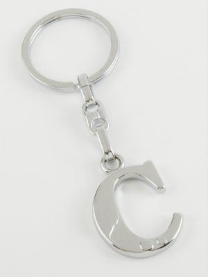 Harfli Metal Anahtarlık-C