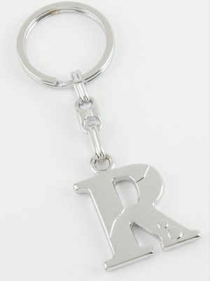 Harfli Metal Anahtarlık-R