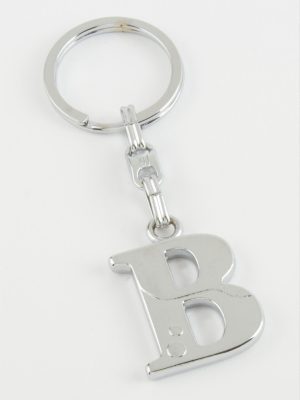 Harfli Metal Anahtarlık-B