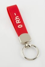 0 Rh Negatif Kan Grubu Anahtarlık-Kırmızı - Görsel 2