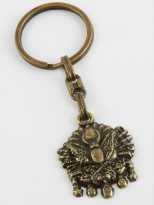 Osmanlı Bayrağı Metal Anahtarlık-Antik