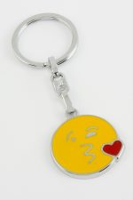 Emoji Metal Anahtarlık-Sarı