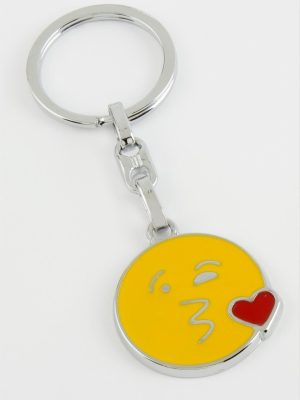 Emoji Metal Anahtarlık-Sarı