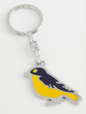 Kanarya Metal Anahtarlık-Lacivert