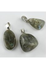 Labradorit Doğaltaş Kolye Ucu-Yeşil - Görsel 3