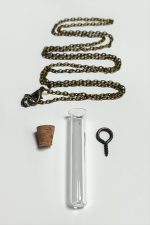 Boş Fanus Canlı Kolye-Şeffaf - Görsel 2