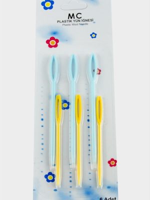 Plastik Yün İğnesi-Renkli