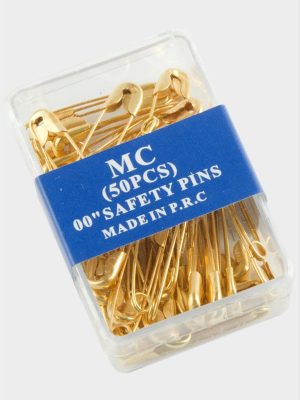 50 Adet Kutulu Çengel İğne-Sarı