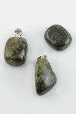 Labradorit Doğaltaş Kolye Ucu-Yeşil - Görsel 3