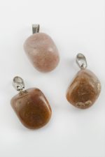Jasper Doğaltaş Kolye Ucu-Kahverengi