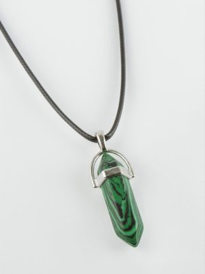 Malahit Point Kolye-Yeşil