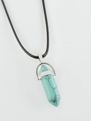 Turkuaz Point Kolye-Turkuaz