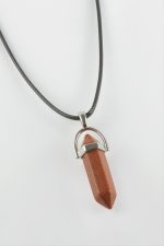 Kahverengi Yıldız Point Kolye-Kahverengi