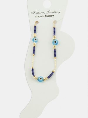 Nazar Miyoki Boncuk Halhal-Lacivert