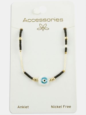 Nazar Miyoki Boncuk Halhal-Siyah