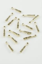 Tek Taşlı Kolye Ucu Aparatı 1 Adet-Sarı