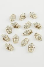 Mısır Taşlı Kolye Ucu Aparatı 1 Adet-Sarı - Görsel 2