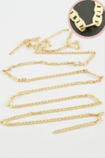 6 mm Oval Zincir 1 metre-Sarı