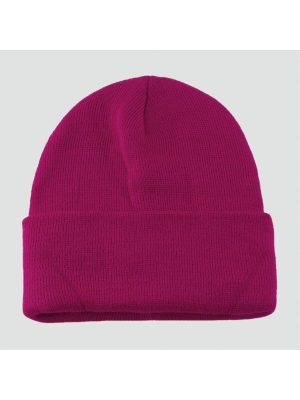 Çift Kat 1 nci kalite renkli bere  Toptan Bere Eldiven -Fuşya