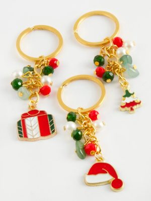 2025 Yılbaşı Kristal Anahtarlık-Renkli