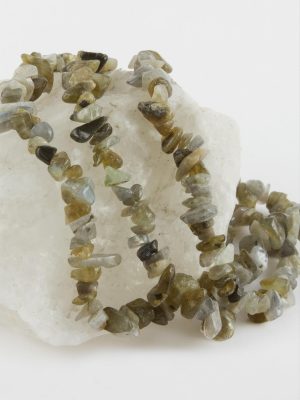 Kırık Labradorit Doğal Taş 240 Adet-Gri