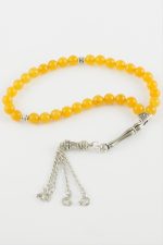 Ceyt Taşı Tesbih 8 mm-Sarı - Görsel 2