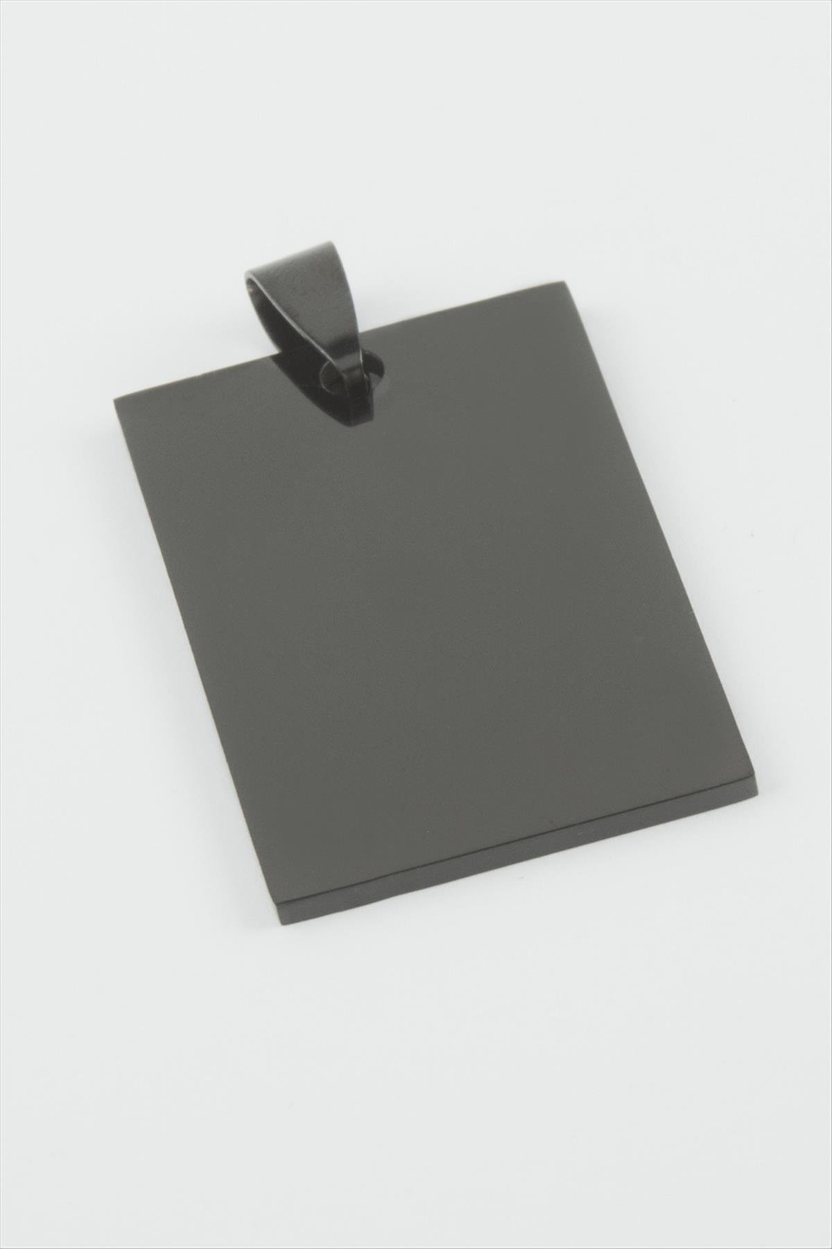1204282_Dikdortgen-Isim-Yazilabilir-Celik-Kolye-e24b.jpg Dikdörtgen İsim Yazılabilir Çelik Kolye Ucu 2,2X3,7 cm-Siyah - Görsel 1