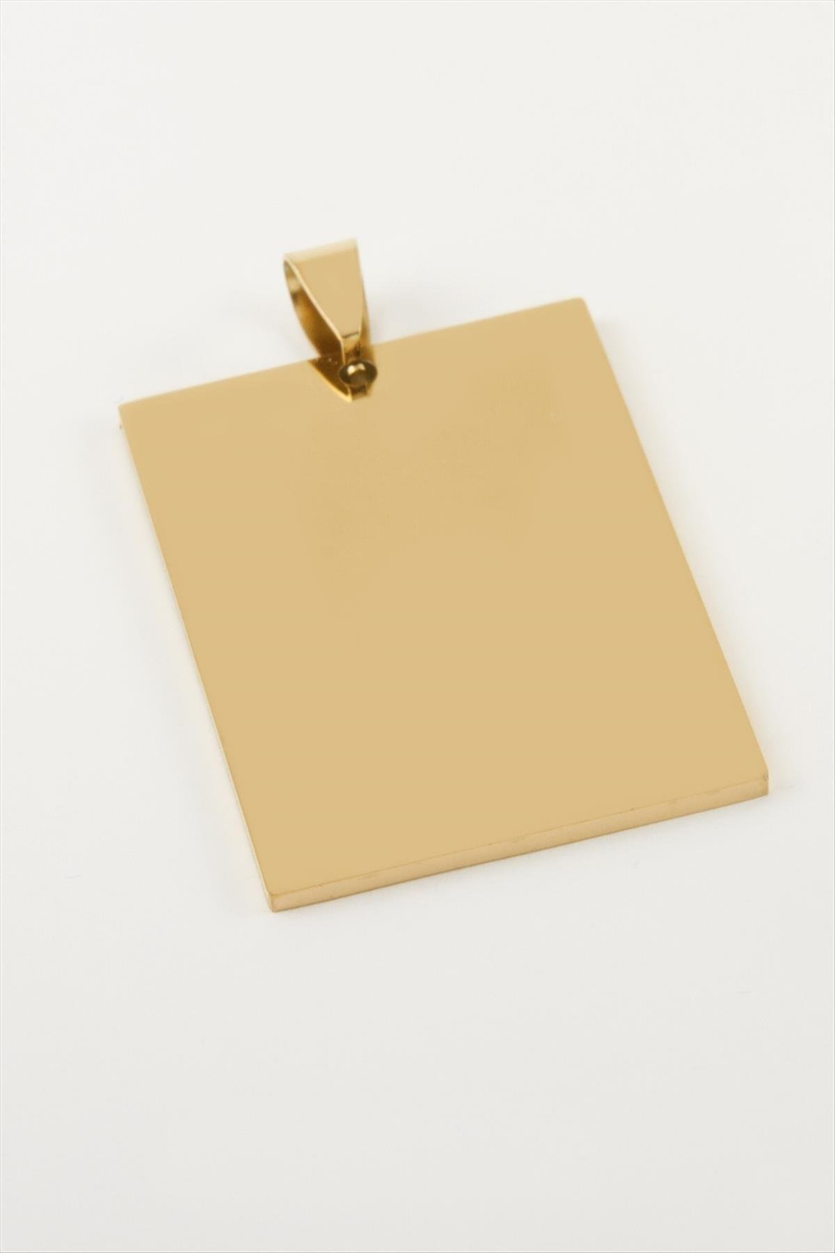 1204283_Dikdortgen-Isim-Yazilabilir-Celik-Kolye-7378.jpg Dikdörtgen İsim Yazılabilir Çelik Kolye Ucu 2,2X3,7 cm-Sarı - Görsel 1