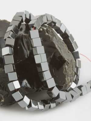 Küp Hematit Taşı 6 mm-Antrasit