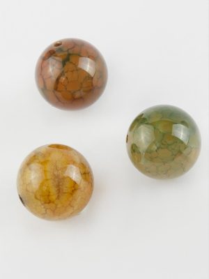 Hint Akik Doğaltaş Kolye Ucu 1,8 cm-Renkli