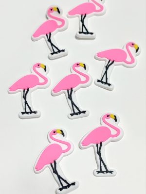 Flamingo Silikonlu Figür 1 Adet-Pembe