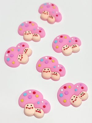 Anne Çocuk Silikonlu Figür 1 Adet-Pembe