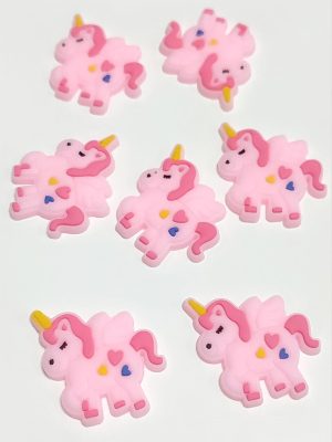 Uncrn Silikonlu Figür 1 Adet-Pembe