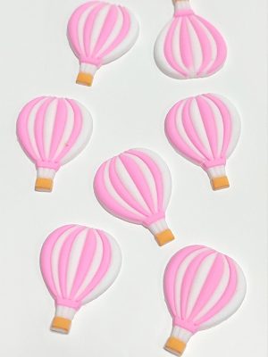 Balon Silikonlu Figür 1 Adet-Pembe