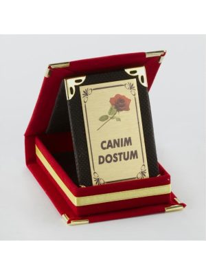 Canım Dostum Plaketi-Kırmızı