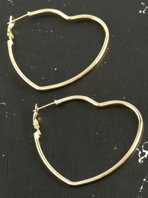 Yıldız Trend Küpe 6 cm-Sarı