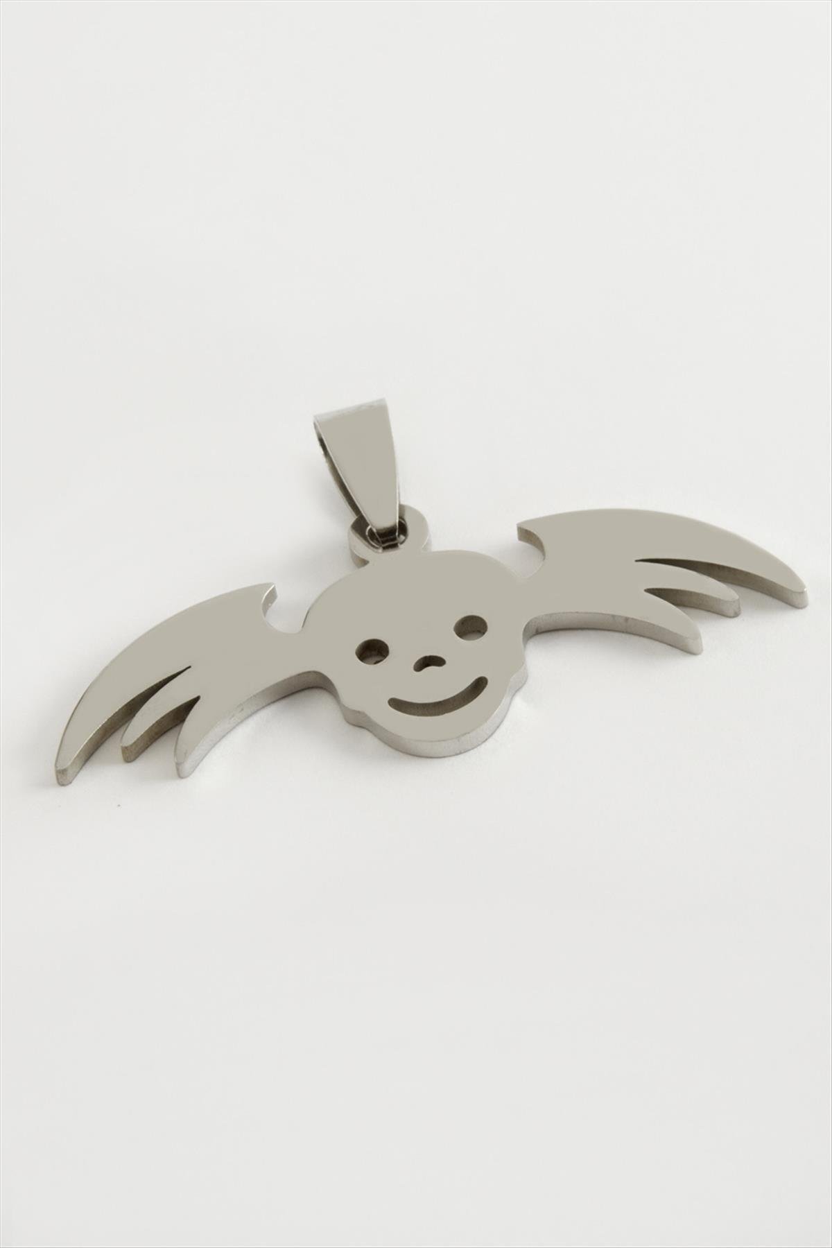 1204656_Hayalet-Celik-Kolye-Ucu-45-cm-9648.jpg Hayalet Çelik Kolye Ucu 4,5 cm-Gümüş Rengi - Görsel 1