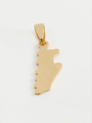 Krampon Çelik Kolye Ucu 2,5 cm-Sarı