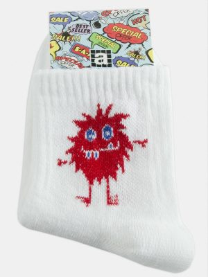 Kolej Çorap 8X28-Beyaz