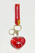 Kalp Seni Seviyorum Yazılı Silikon Anahtarlık-Renkli - Görsel 2