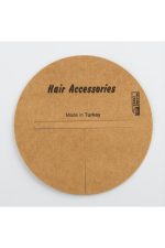 Yuvarlak Saç Aksesuar Kartı-Beyaz - Görsel 3