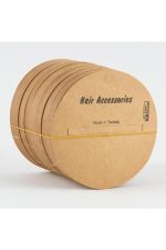 Yuvarlak Saç Aksesuar Kartı-Kahverengi - Görsel 2