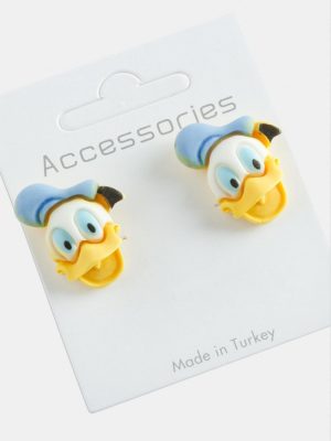 Ördek Çocuk Küpesi-Beyaz