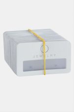 Pencere Plastik Küpe Kartı 100 Adet-Beyaz - Görsel 2