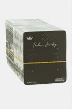 Siyah Renkli Küpe Kartı 200 Adet-Siyah - Görsel 2