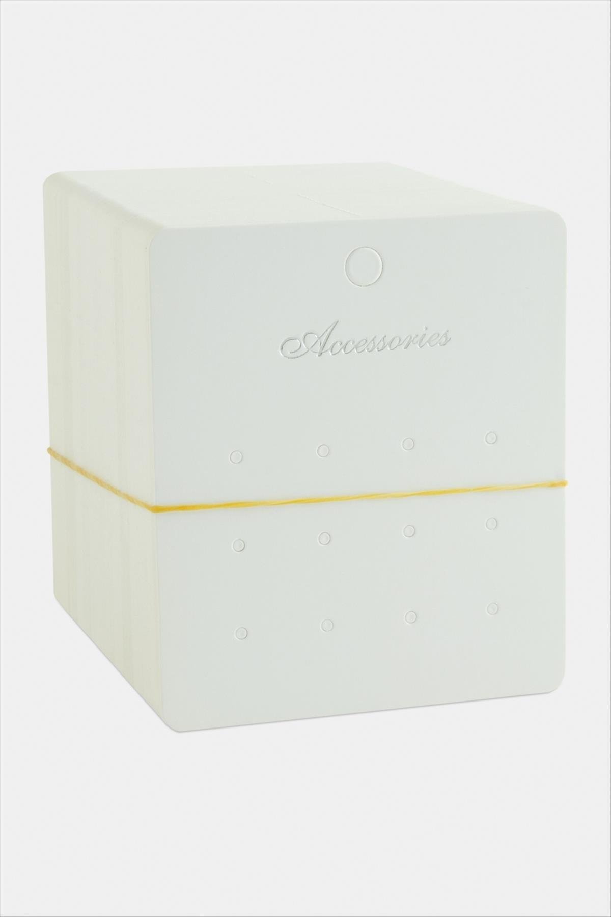 1204807_12-Delikli-Acc-Kupe-Karti-700d.jpg 12 Delikli Acc Küpe Kartı-Beyaz - Görsel 1