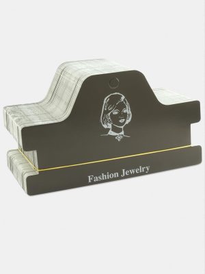 Siyah Renkli Tasma Kolye ve Saç Bandı Kartı-Siyah