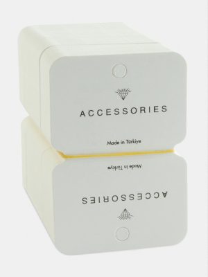 Kare Kolye Kartı 200 Adet-Beyaz