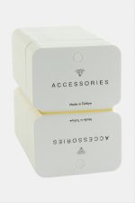 Kare Kolye Kartı 200 Adet-Beyaz - Görsel 2